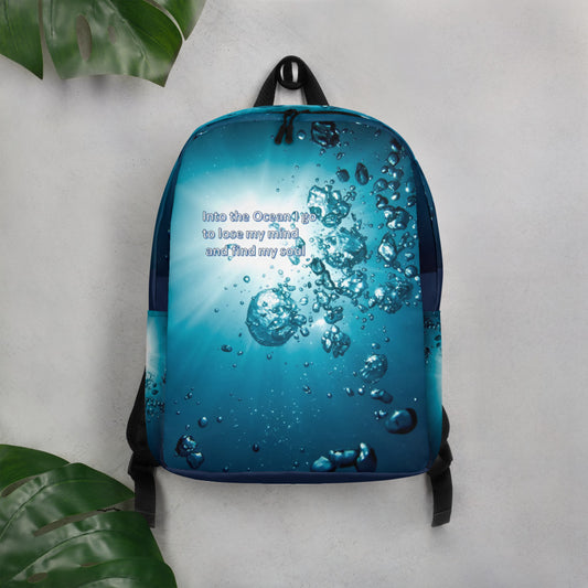 Into The Ocean Minimalist Backpack